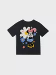 Sinsay - Medvilniniai mar&scaron;kinėliai su spauda nugaroje Minnie Mouse - tamsiai pilka