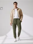 Sinsay - Jogger kelnės - geltonai žalia