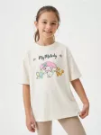 Sinsay - Medvilniniai mar&scaron;kinėliai su spauda My Melody - kreminė