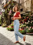 Sinsay - Crop top palaidinė - koralinė