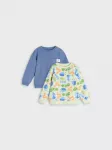 Sinsay - Medvilniniai džemperiai crewneck 2 pack - mid blue