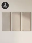 Sinsay - Stačiakampės mink&scaron;tos panelės 3 pack - kūno