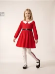 Sinsay - Medvilninė kalėdinė suknelė - raudona