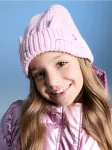 Sinsay - Beanie tipo kepurė su siuvinėjimu - pastelinė rožinė