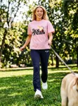 Sinsay - Medvilniniai mar&scaron;kinėliai su spauda - pastelinė rožinė