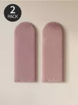 Sinsay - Pamink&scaron;tinti sienų skydai 2 pack - pastelinė rožinė
