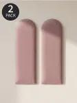 Sinsay - Pamink&scaron;tinti sienų skydai 2 pack - pastelinė rožinė