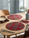 Sinsay - Languoti stalo padėkliukai 2 pack - raudona