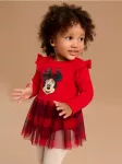 Sinsay - Smėlinukas su tiulio sijonėliu Minnie Mouse - raudona
