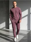 Sinsay - Džemperis su apvalia i&scaron;kirpte - rausvai violetinė (mauve)