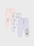 Sinsay - Medvilninės jogger kelnės 3 pack Disney - levandų