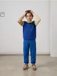 Sinsay - Oversize balloon sportinės kelnės - mėlyna