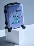 Sinsay - Kabininį dydžio lagaminas su spauda Stitch - bly&scaron;kiai mėlyna