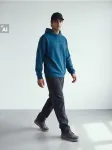 Sinsay - Džemperis hoodie su užra&scaron;u - mėlyna