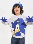 Sinsay - Pir&scaron;tinės su spauda Sonic the Hedgehog - mėlyna