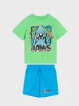 Sinsay - Trikotažinis komplektas Jaws - žalsvai mėlyna (aqua)