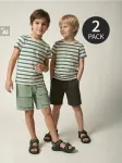 Sinsay - Sportiniai &scaron;ortai su cargo ki&scaron;enėmis 2 pack - pelenų žalia