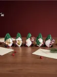 Sinsay - Kalėdinės pastatomos dekoracijos nyk&scaron;tukų formos 5 pack - žalia