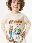 Sinsay - Medvilninė ilgomis rankovėmis palaidinė su spauda Toy Story - kūno spalva