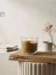 Sinsay - Kvapioji žvakė su medine dagtimi Salted Carmel - gintarinė