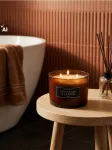 Sinsay - Kvapioji žvakė su trimis dagtimis Chocolate & Orange - ruda