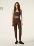 Sinsay - Sportinės tamprės Everyday Active - ruda
