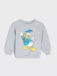 Sinsay - Medvilninis džemperis su apvalia i&scaron;kirpte ir spauda Donald Duck - &scaron;viesiai pilka