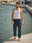 Sinsay - Jogger kelnės - tamsiai mėlyna