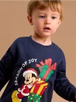 Sinsay - Crewneck stiliaus džemperis Mickey Mouse - tamsiai mėlyna