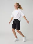 Sinsay - Cargo &Scaron;ortai Su Skalbimo Efektu - juoda
