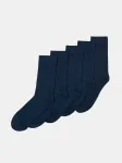 Sinsay - Rumbuotos kojinės su modalu 5 pack - tamsiai mėlyna