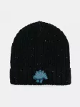 Sinsay - Beanie stiliaus kepurė su antsiuvu - juoda