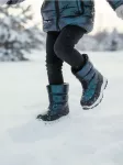 Sinsay - Dygsniuoti sniego batai su vilnos pamu&scaron;alu - juoda