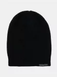 Sinsay - Beanie stiliaus kepurė su antsiuvu - juoda