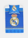 Sinsay - Medvilninės vaiki&scaron;kos patalynės komplektas su Real Madrid motyvu - tamsiai mėlyna