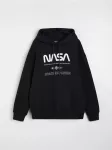 Sinsay - Džemperis su spauda NASA - juoda