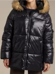 Sinsay - Siūta puffer striukė - juoda