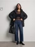 Sinsay - Pa&scaron;iltinta oversized striukė - juoda