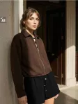 Sinsay - Laisvi muslino &scaron;ortai su ki&scaron;enėmis - juoda