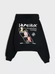 Sinsay - Džemperis su gobtuvu ir užtrauktuku bei spauda nugaroje K-Pop Demon Hunters - juoda