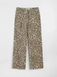 Sinsay - Wide leg džinsai su leopardų ra&scaron;tu - multicolor