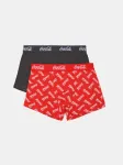 Sinsay - Medvilninės trumpikės 2 vnt. pakuotė &bdquo;Coca-Cola&ldquo; - multicolor