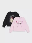 Sinsay - Medvilniniai crewneck džemperiai su spauda 2 vnt. Disney - multicolor