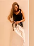 Sinsay - Klasikinis medvilninis midi sijonas su skarele - multicolor