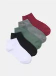 Sinsay - Kojinės su medvilne, 5 porų pakuotė - multicolor