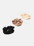 Sinsay - Scrunchie plaukų gumytės 3 pack - multicolor