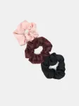 Sinsay - Scrunchie plaukų gumytės 3 pack - multicolor