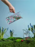 Sinsay - Stiklinis ąsotis su dangčiu ir vy&scaron;nių motyvu - multicolor