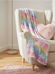 Sinsay - Antklodė su fluorescenciniu ra&scaron;tu - multicolor