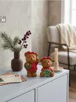 Sinsay - Pastatomos kalėdinės dekoracijos me&scaron;kiukų formos 2 pack - multicolor
